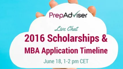 2016 Scholarships and MBA Application Timeline