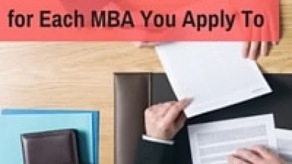 Different Recommendations for Each MBA