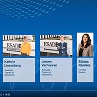 Inside ESADE MBA Admission Video