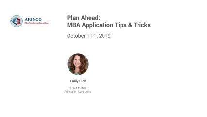 MBA Application Tips that Will Get You Accepted to B-School